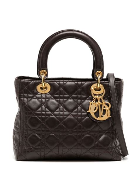 used dior bags|pre owned lady dior bag.